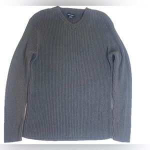 Cherokee pullover Sweater Men’s XL Rib knit V-neck outdoor casual Gray‎